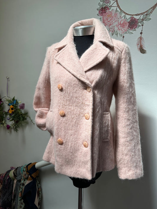 Boohoo Blush Pink Jacket, Size 10