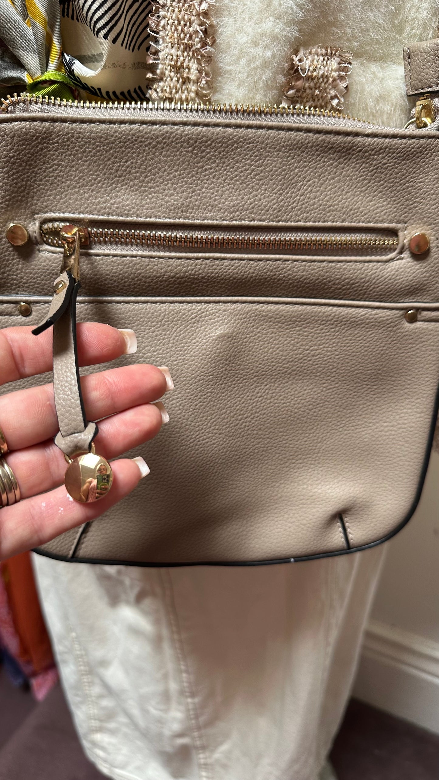 Dunnes Beige Crossbody Bag