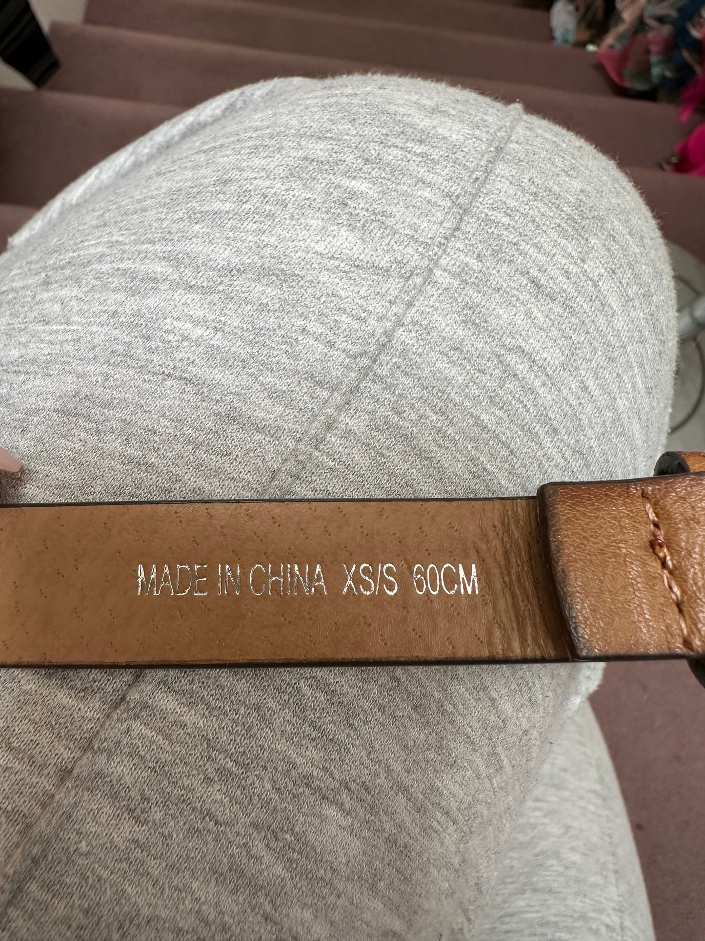 Tan & Beige Belt Size S