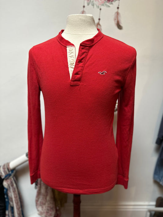 Hollister Red Sweater Size S
