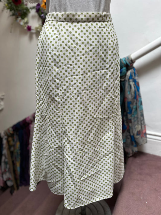 Eastex Polkadot Skirt Size 10