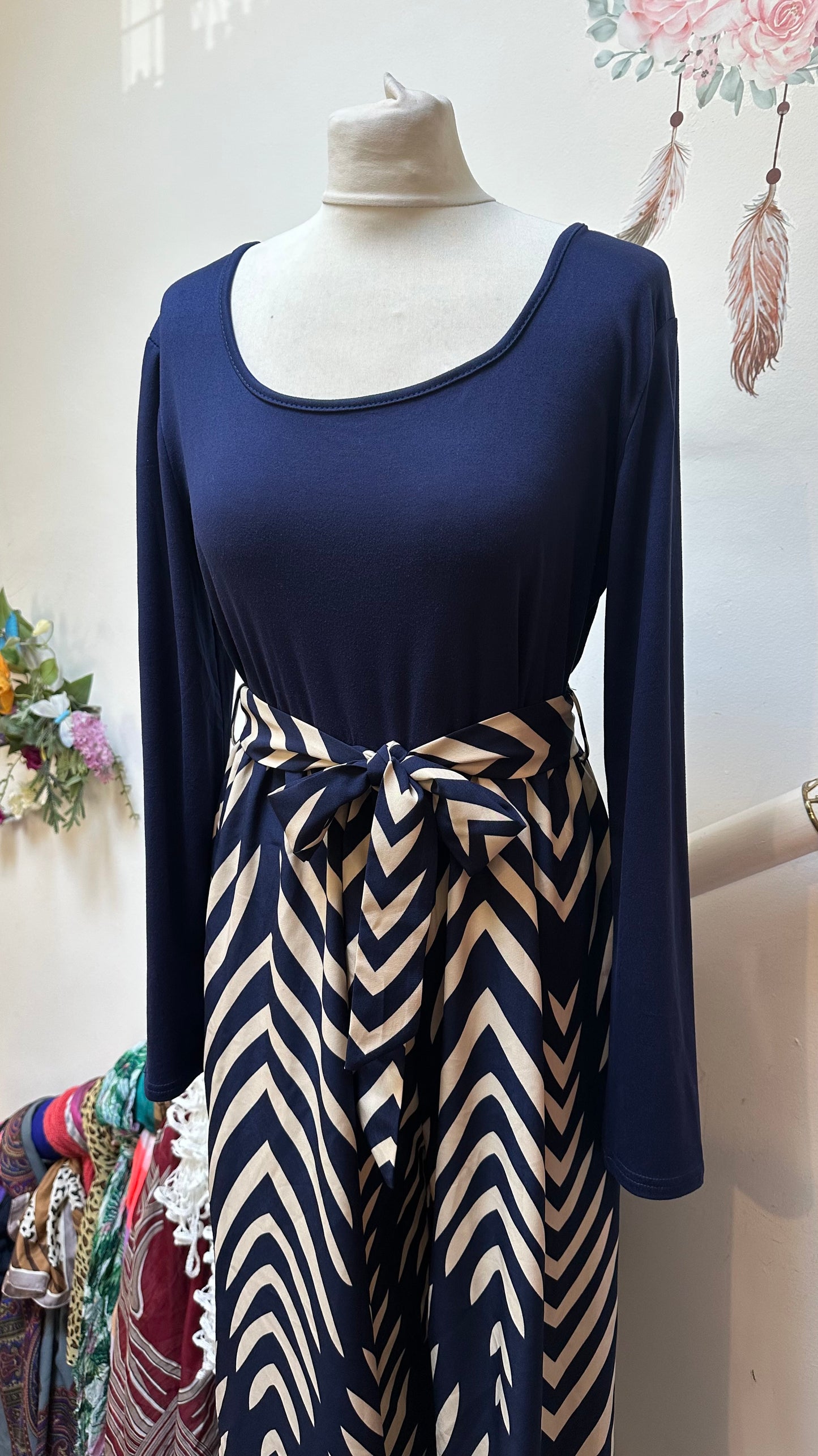 Navy Jumpsuit Best Fit Size L