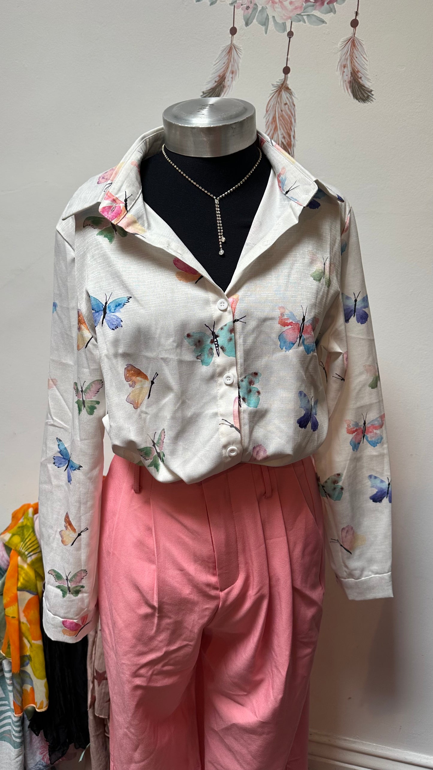 Butterfly Blouse Size L