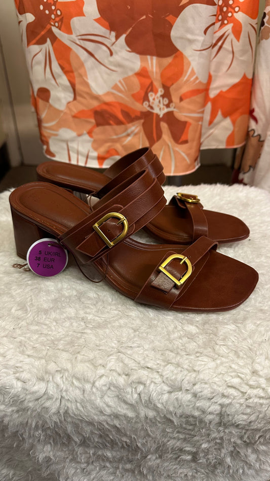 Primark Block Heel Sandals New with Tags Size 5