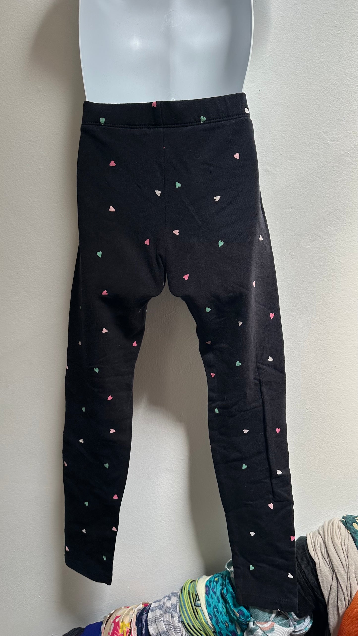 H&M Loveheart Leggings Age 6-7