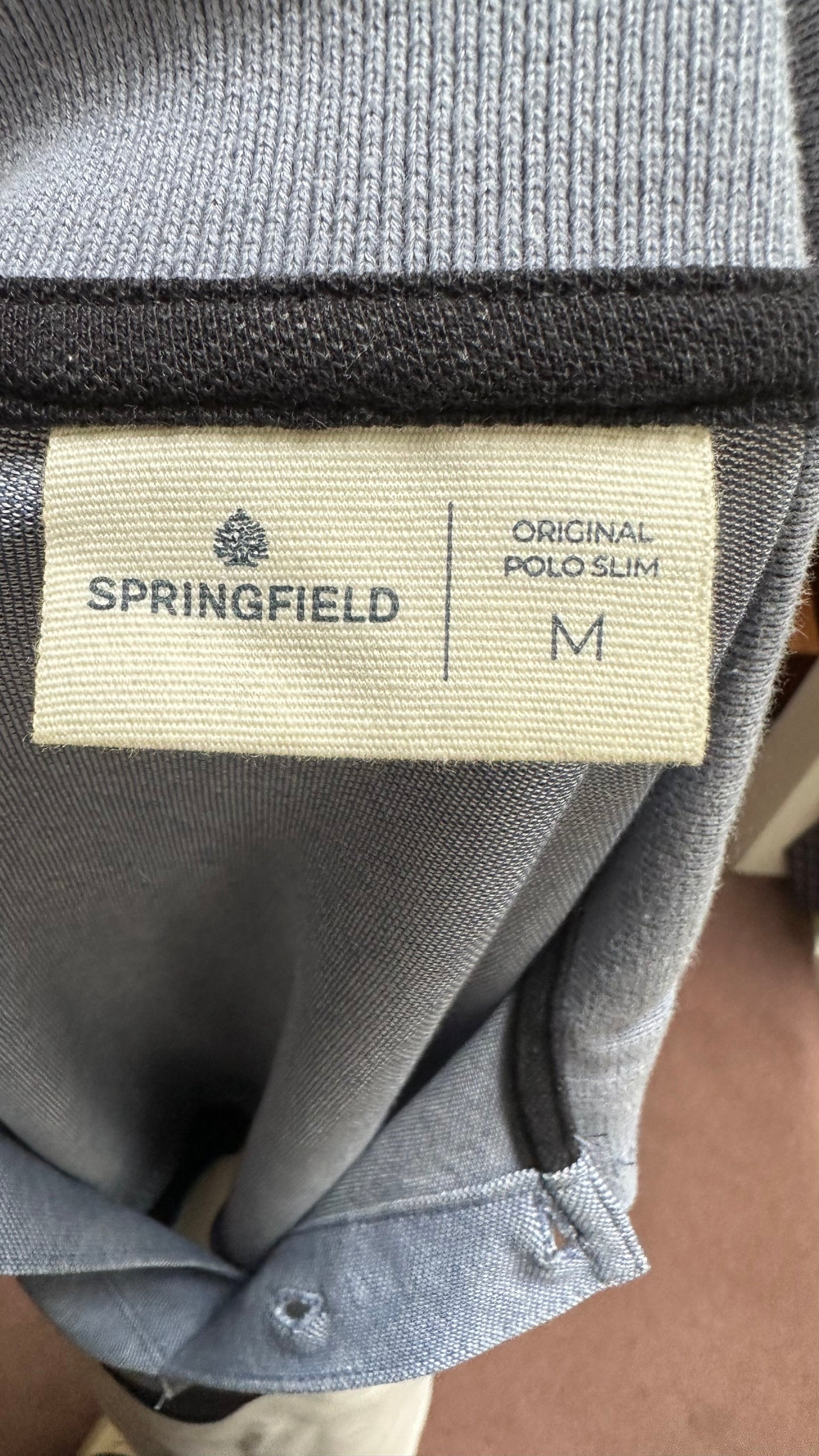Springfield 100% Cotton Polo Shirt Size M