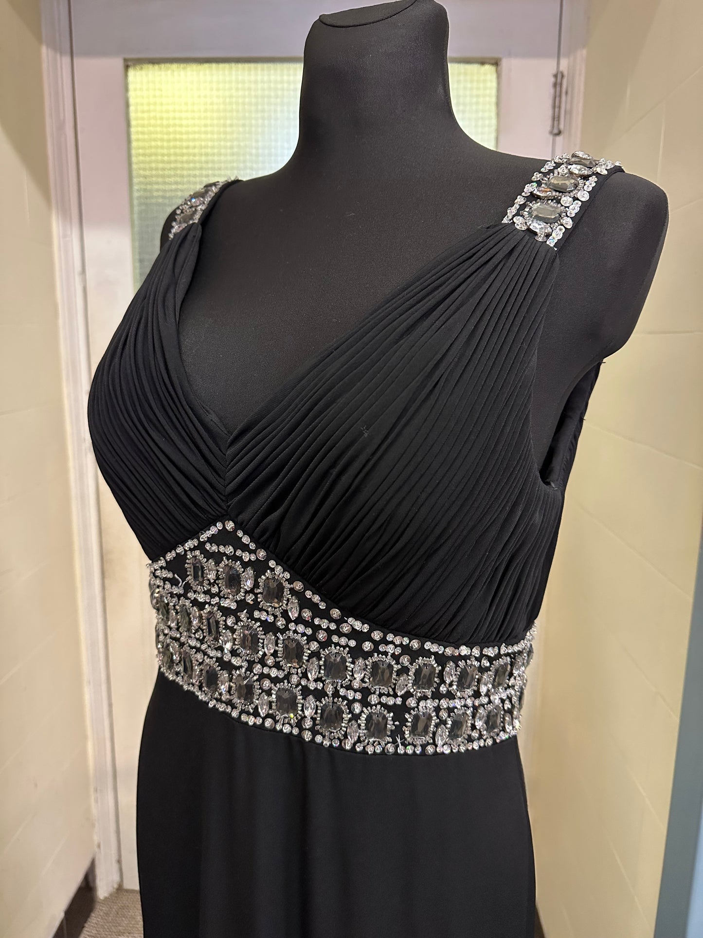 Dynasty Black Occasion Wear Dress Size 14