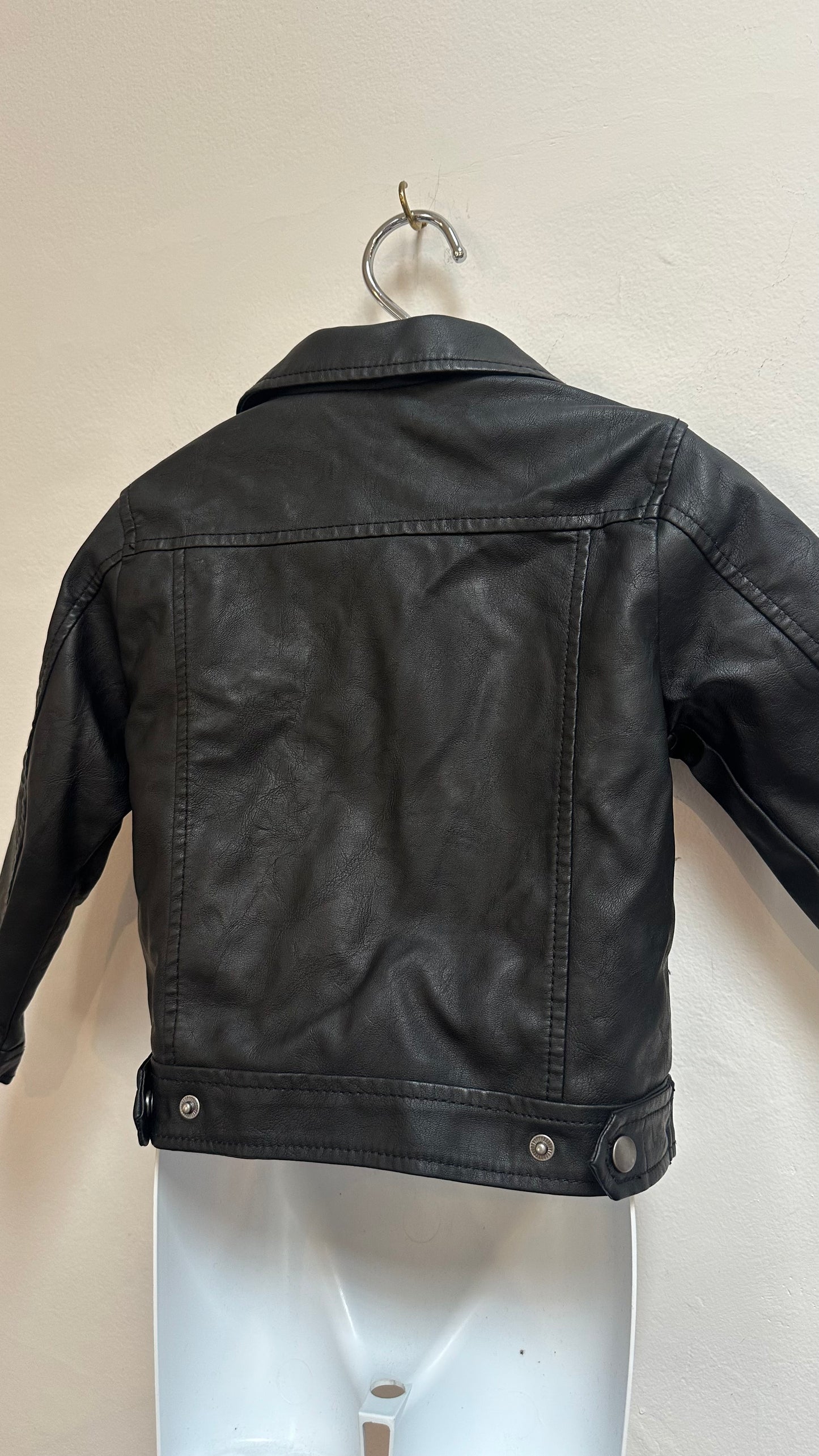 Zara PU Jacket Age 2-3