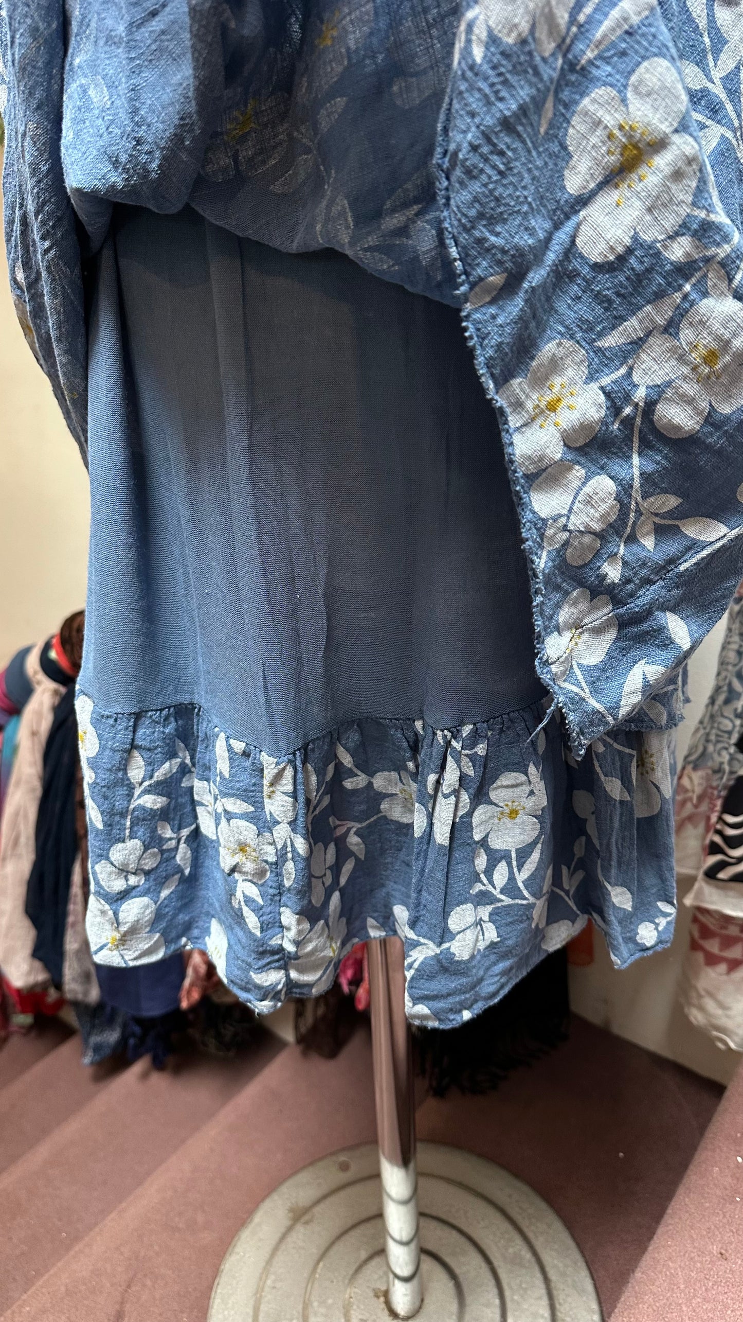 Made in Italy Tunic Dress 95% Cotton Best Fit Size M
