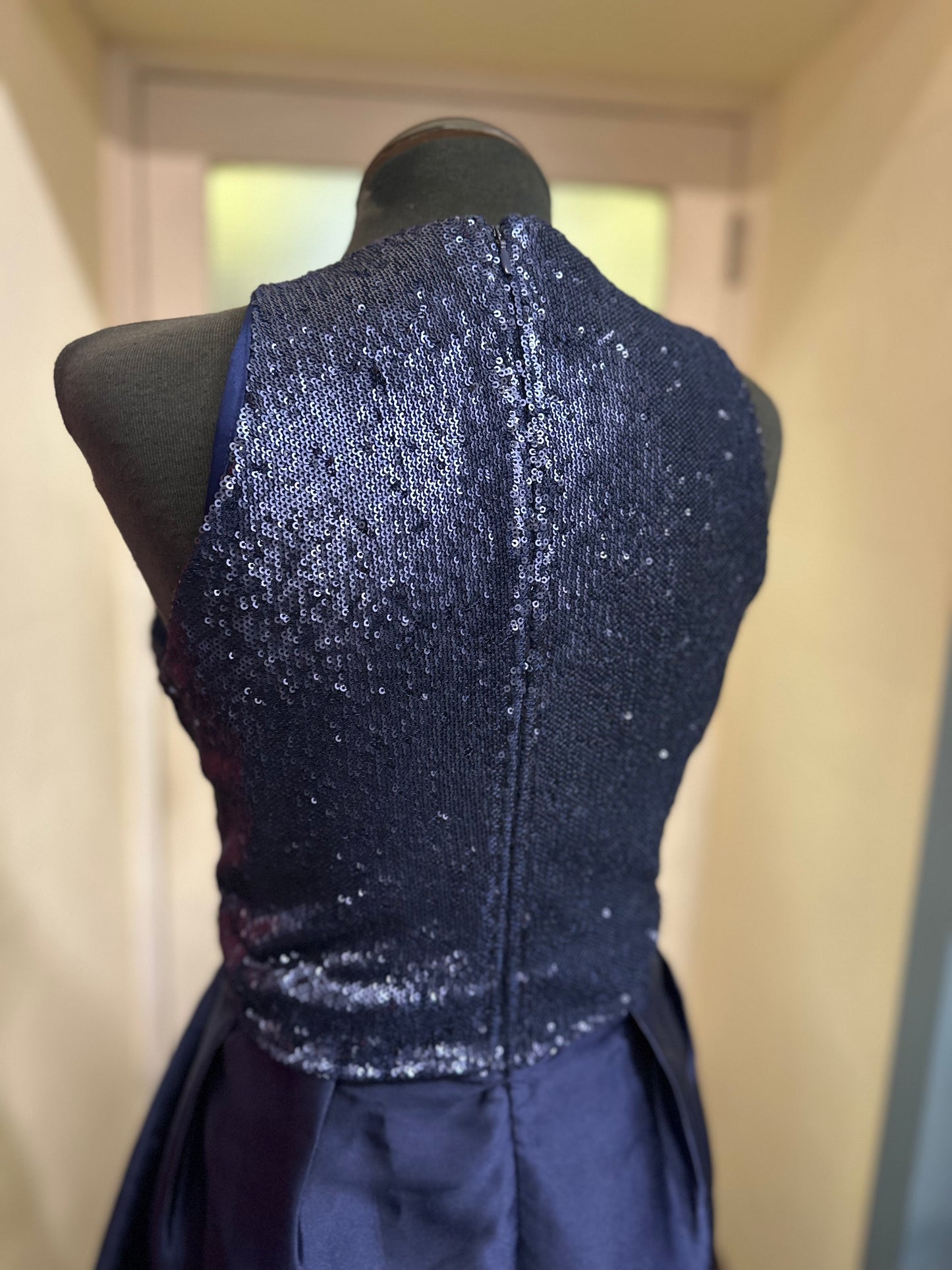 Little Mistress Navy Occasion Dress Size 16