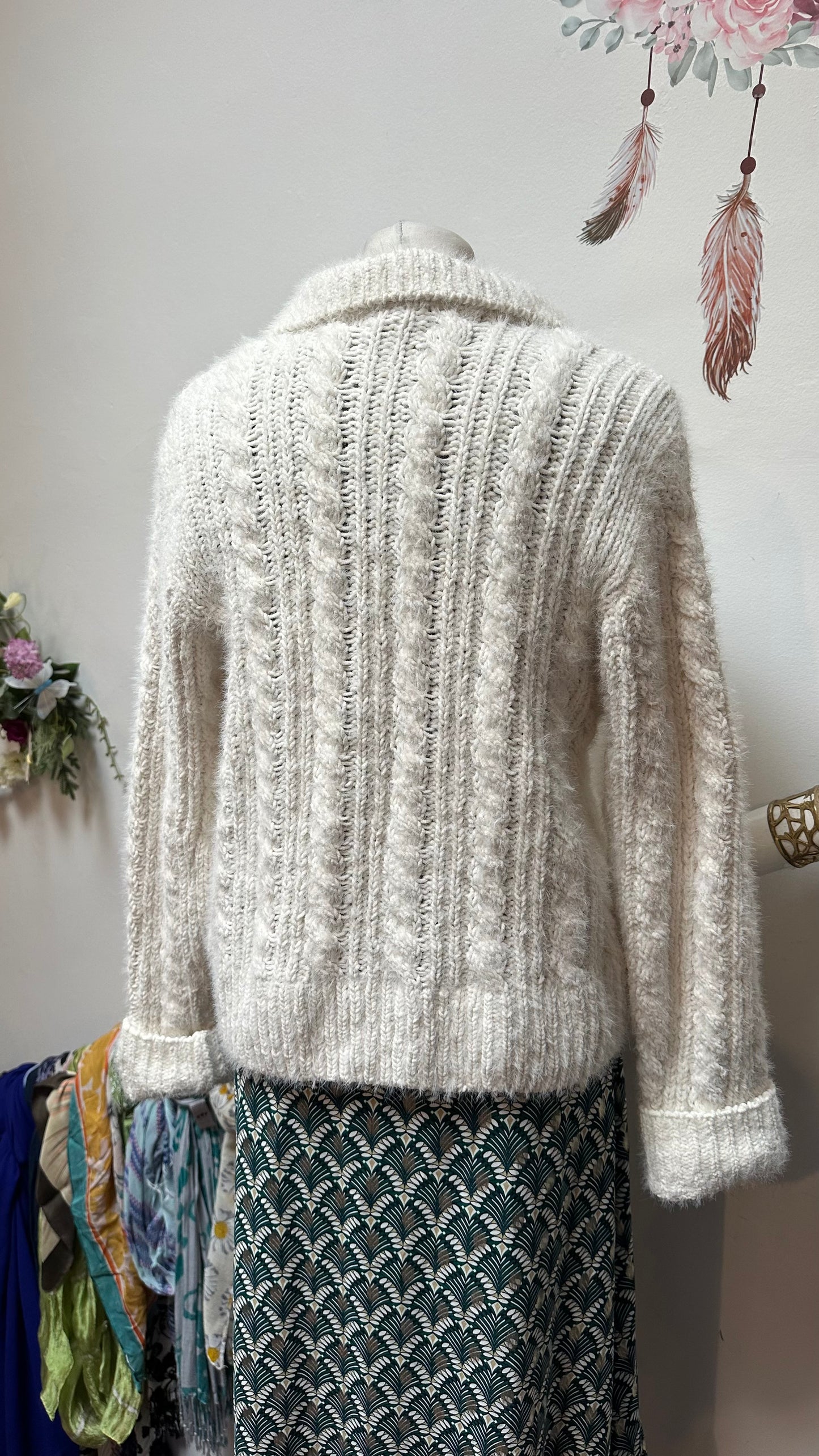 Primark Furry Cardigan Size M