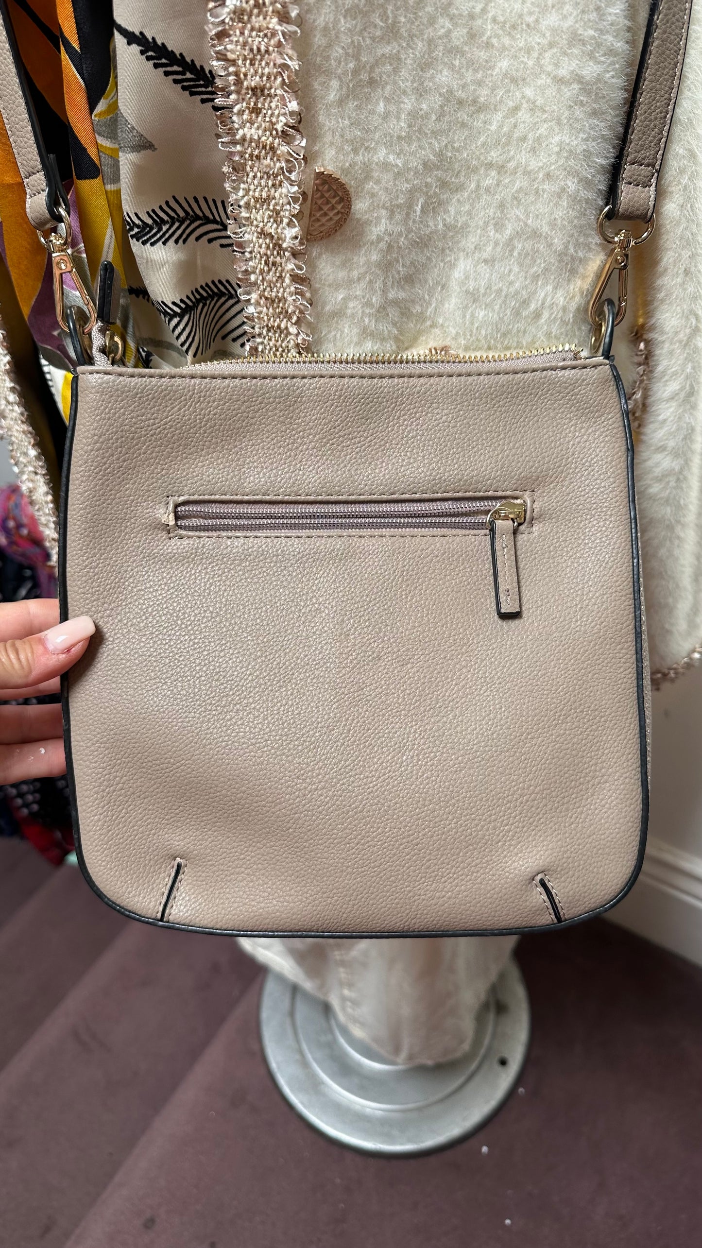 Dunnes Beige Crossbody Bag