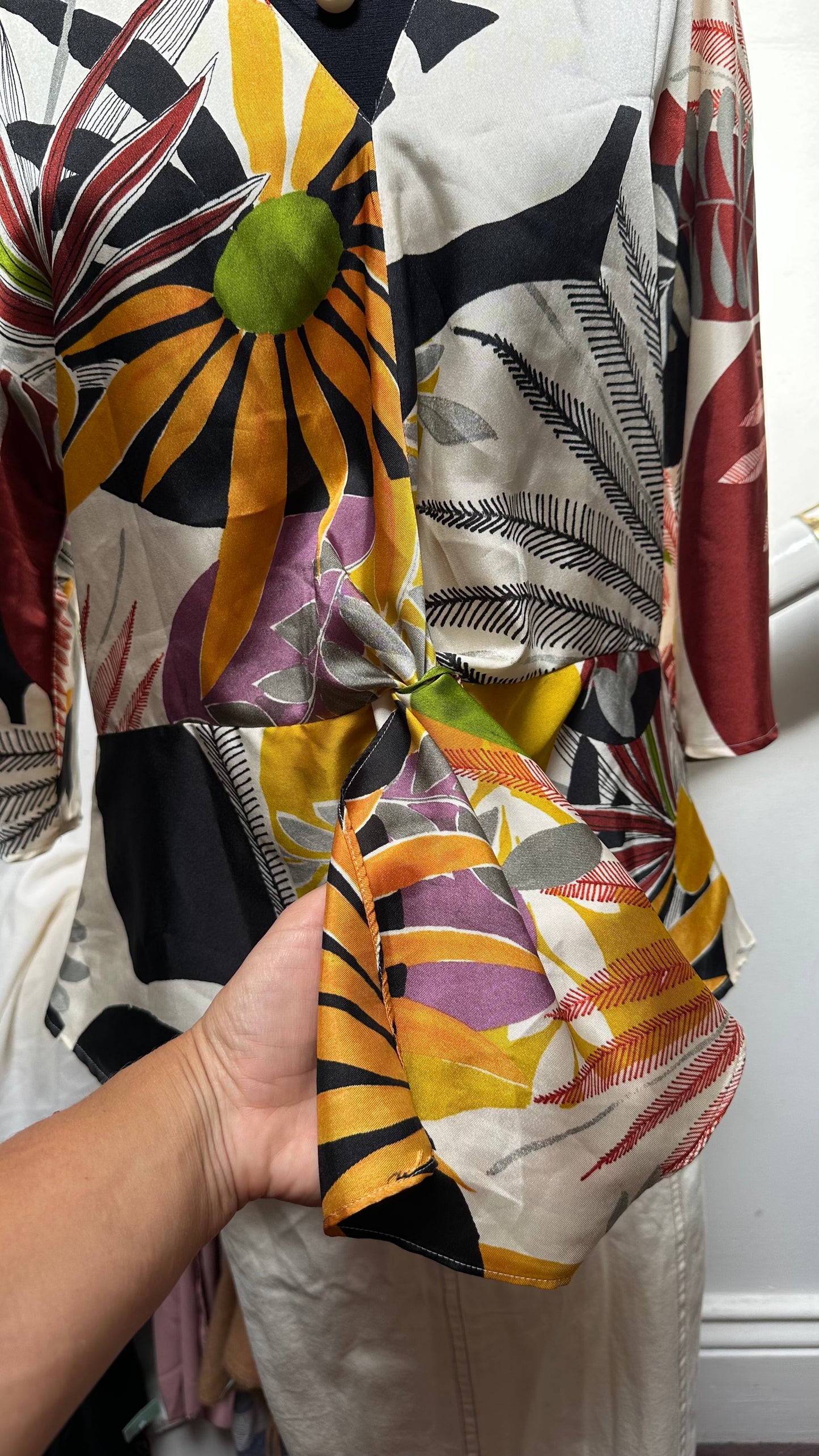 Zara Flattering Blouse Size M