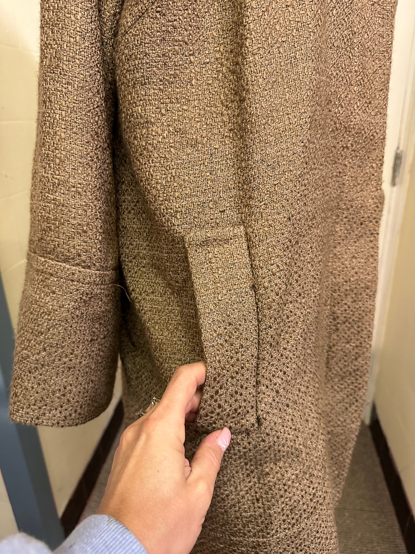 Gallery Coat with Faux Fur Collar Size 20