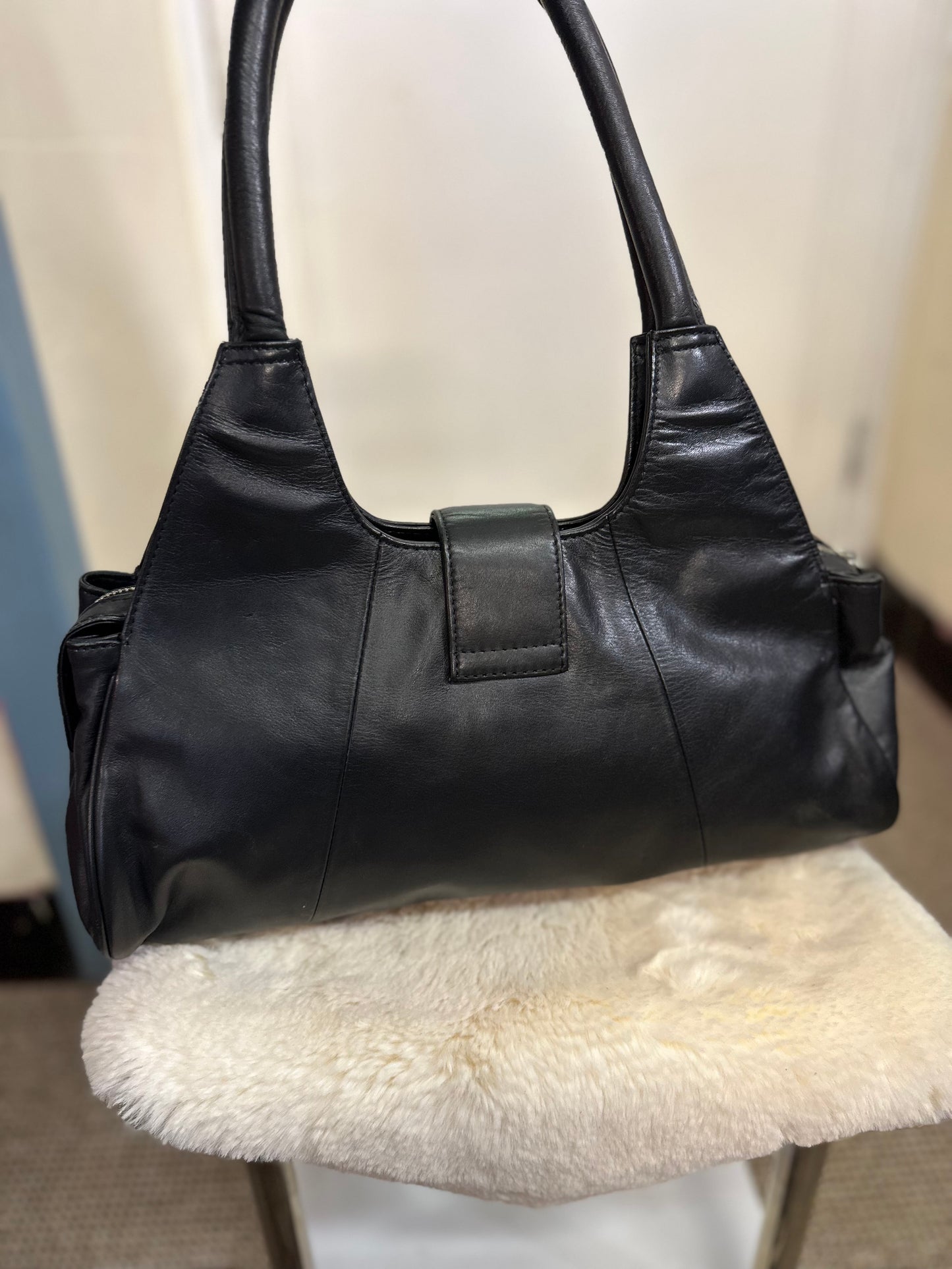 M&S Real Leather Bag, Immaculate Condition