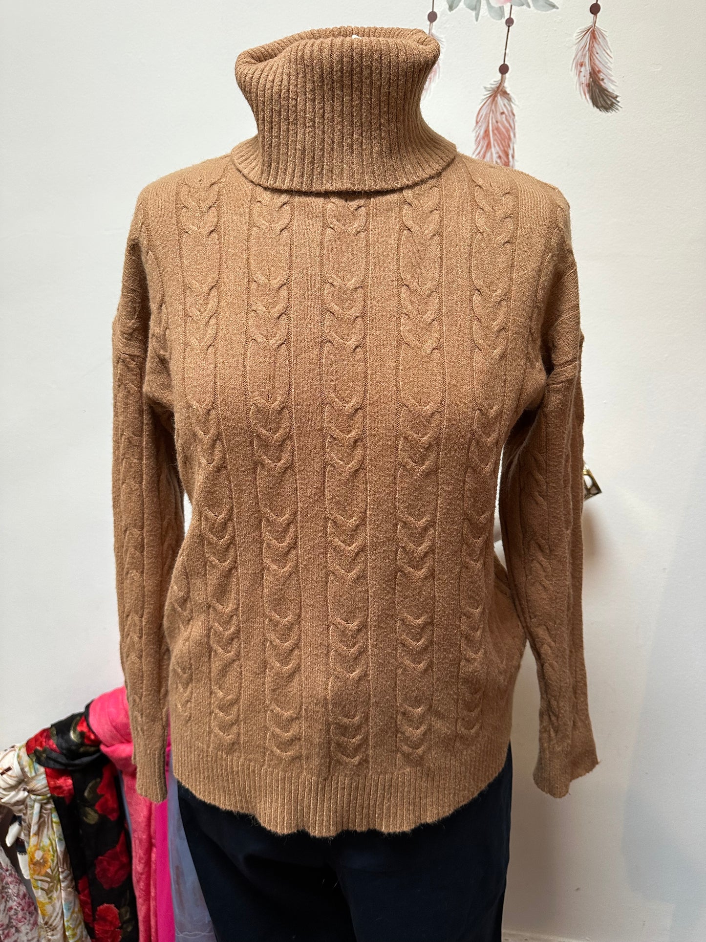 Camel Turtle Neck Super Soft Size L/XL