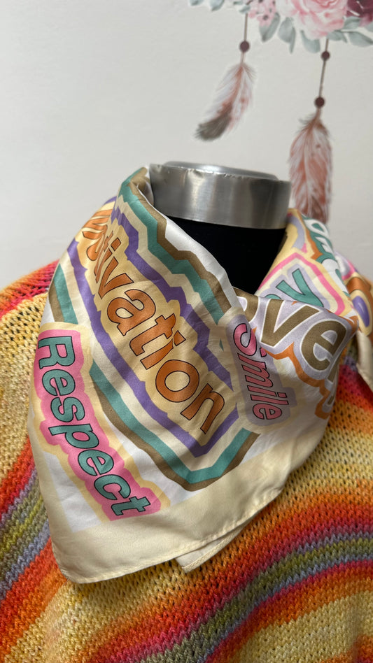 Bershka Positive Print Scarf
