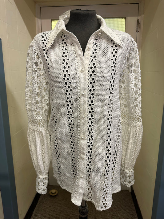 River Island Ornate Blouse New with Tags Size 18 RRP €50