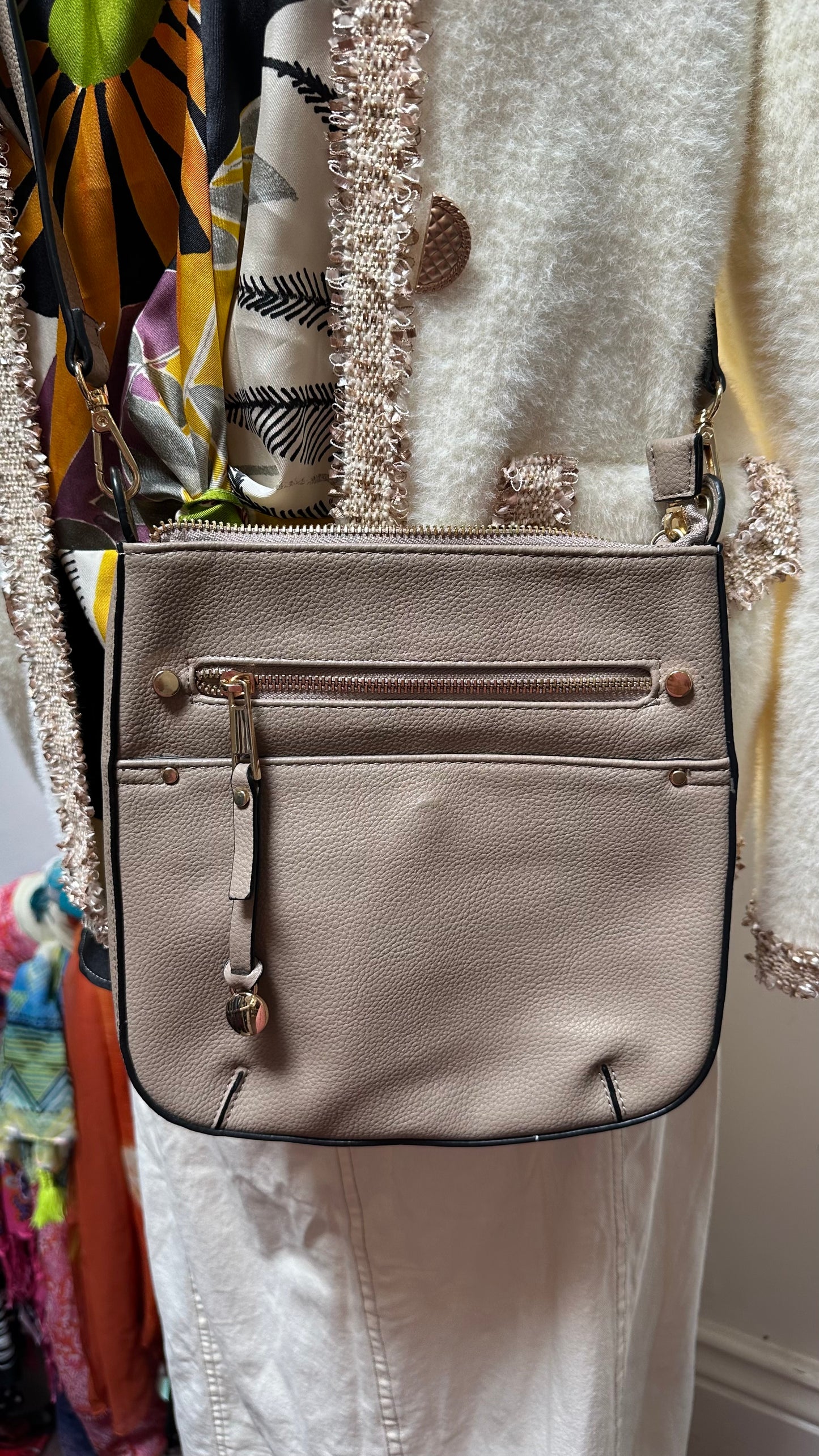 Dunnes Beige Crossbody Bag