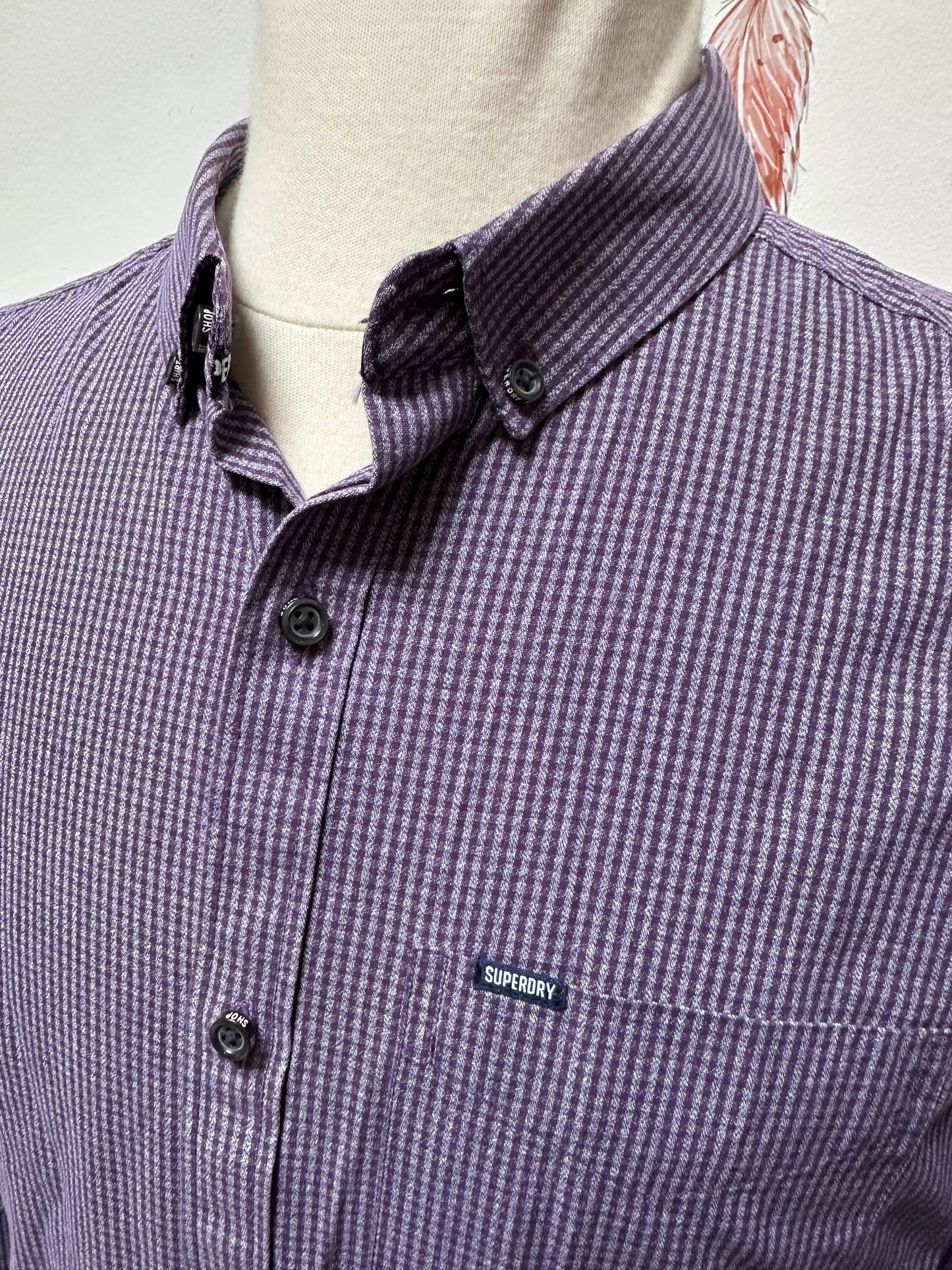 Superdry Shirt Size L Small Fitting