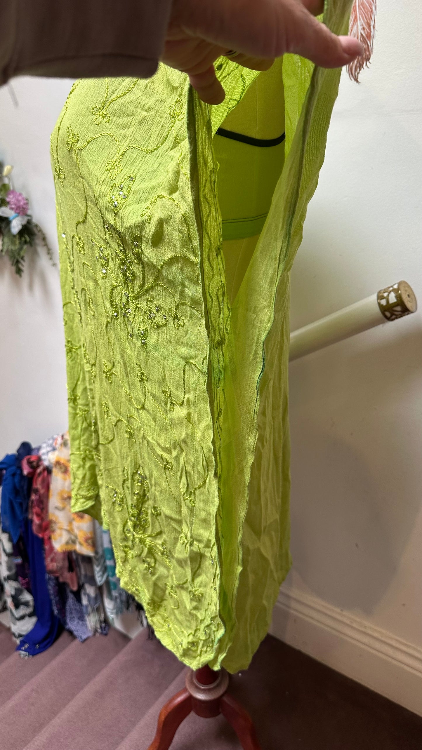 Sea & Sun 100% Viscose Line Beach Cover Up Best Fit Size L