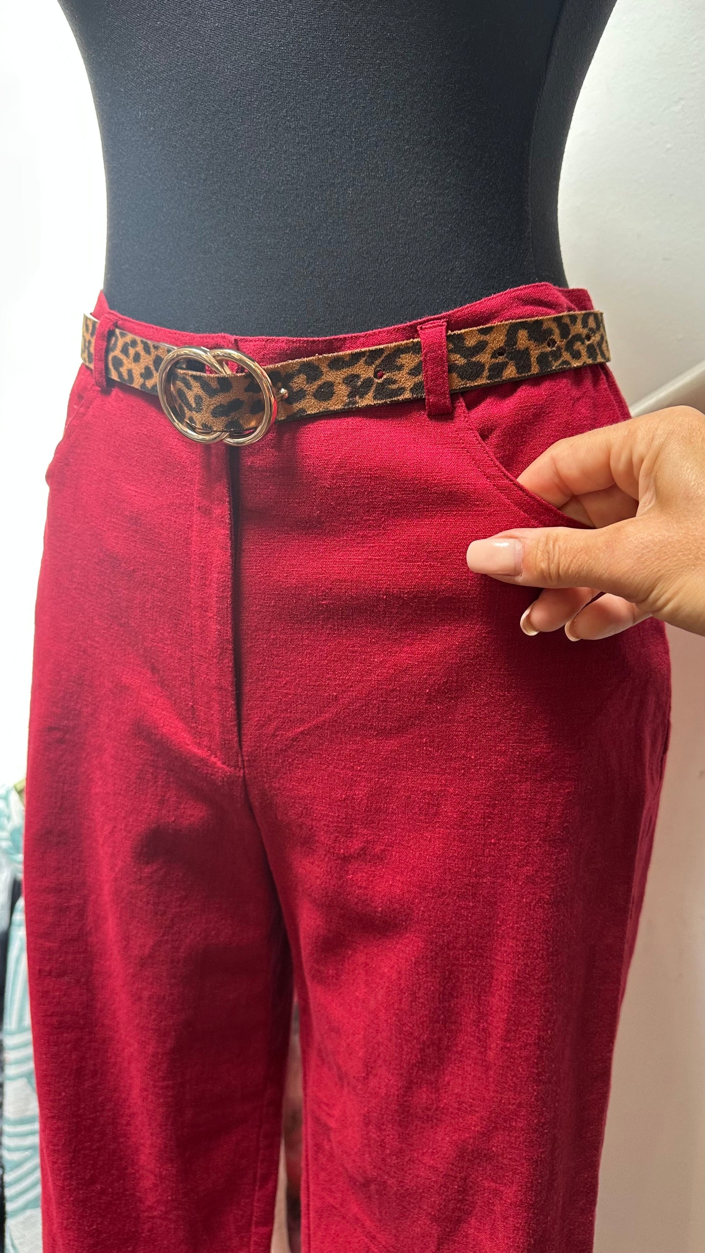 Gerard Linen Blend 2 Piece Size 10 (belt not included)