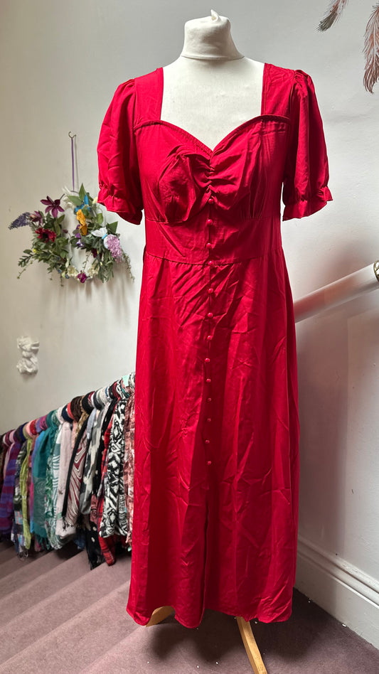 Shein Curve Red Dress Size XL