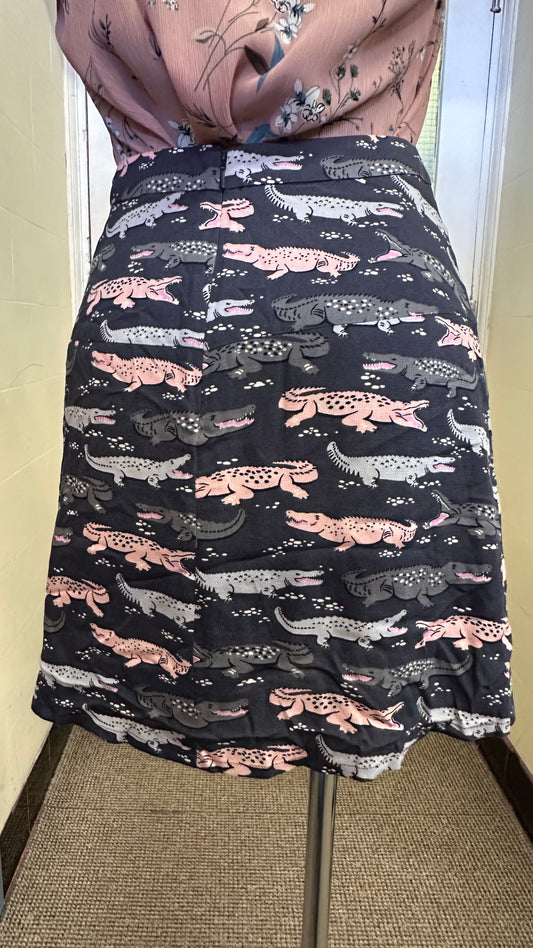 Cath Kidston Super Cute Crocodile Skirt Size 6