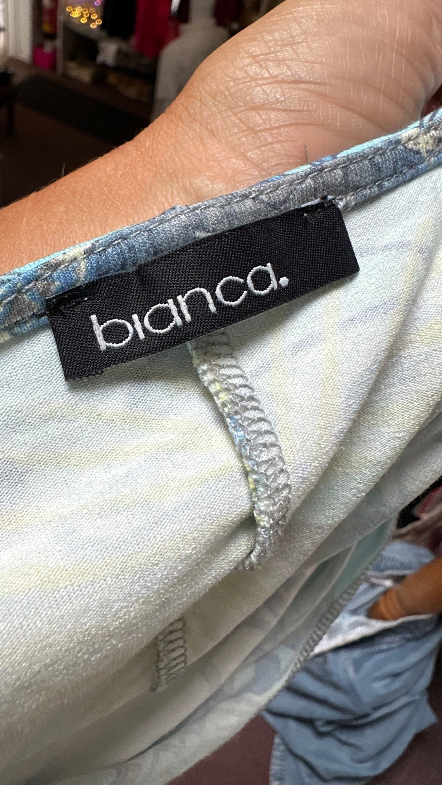 Bianca Turquoise Top Best Fit Size L