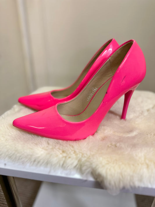 Seastar Neon Pink Heels Size 5 Few Small Marks