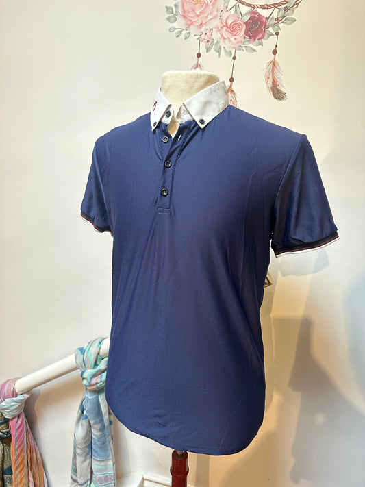 Cavalleria Toscana Equestrian Polo Shirt Size L