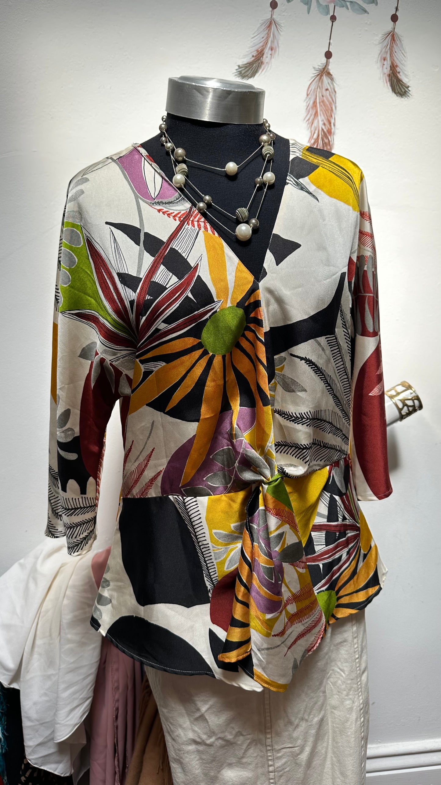 Zara Flattering Blouse Size M
