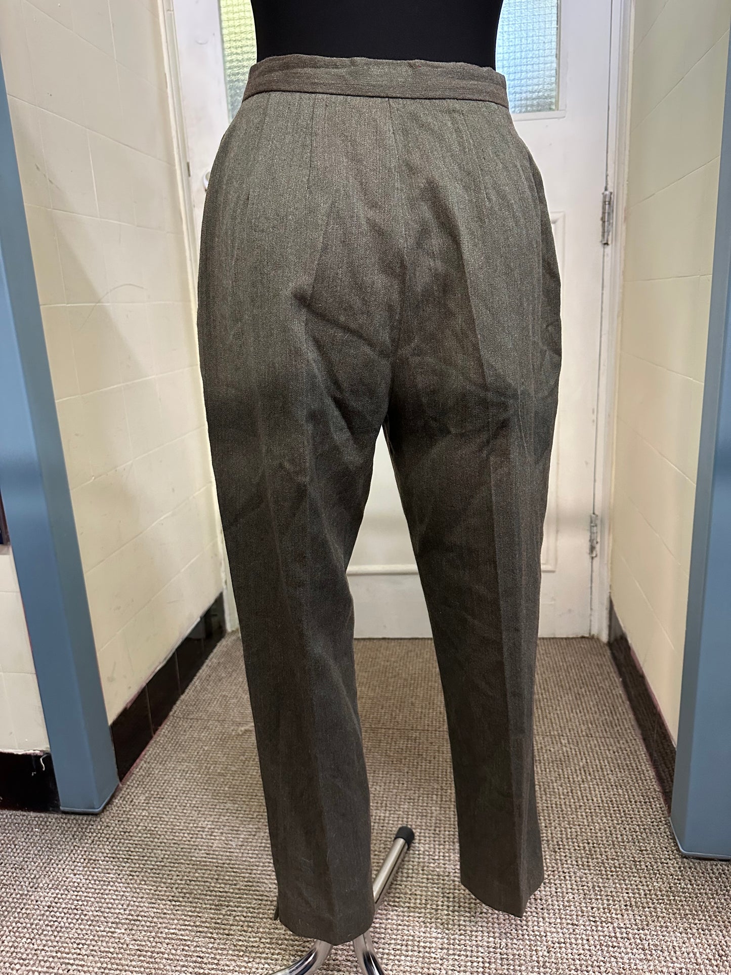 Gap 100% Wool Pleated Cigar Pants Size 10