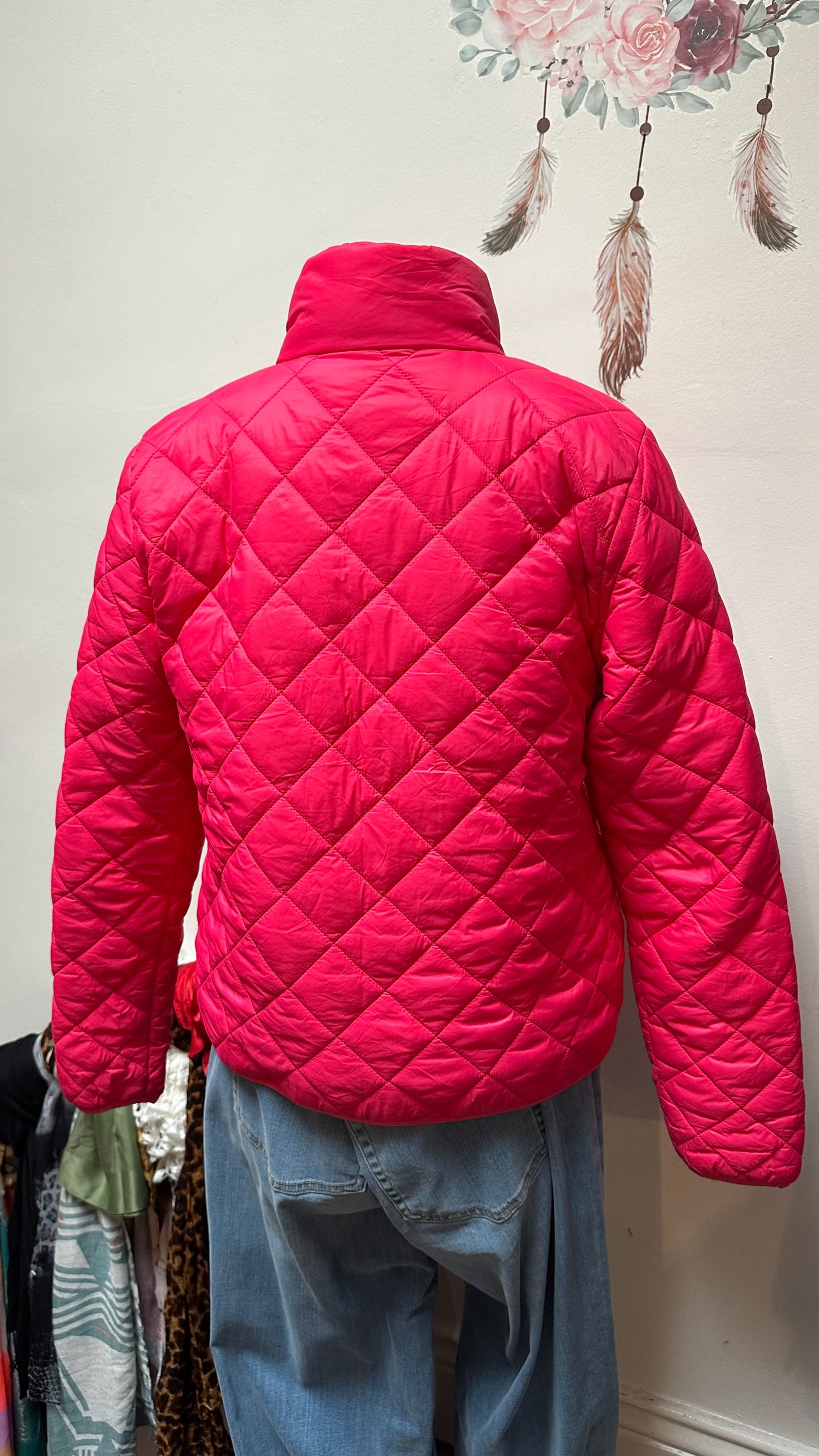 Designer Kaffe Hot Pink Jacket Size S
