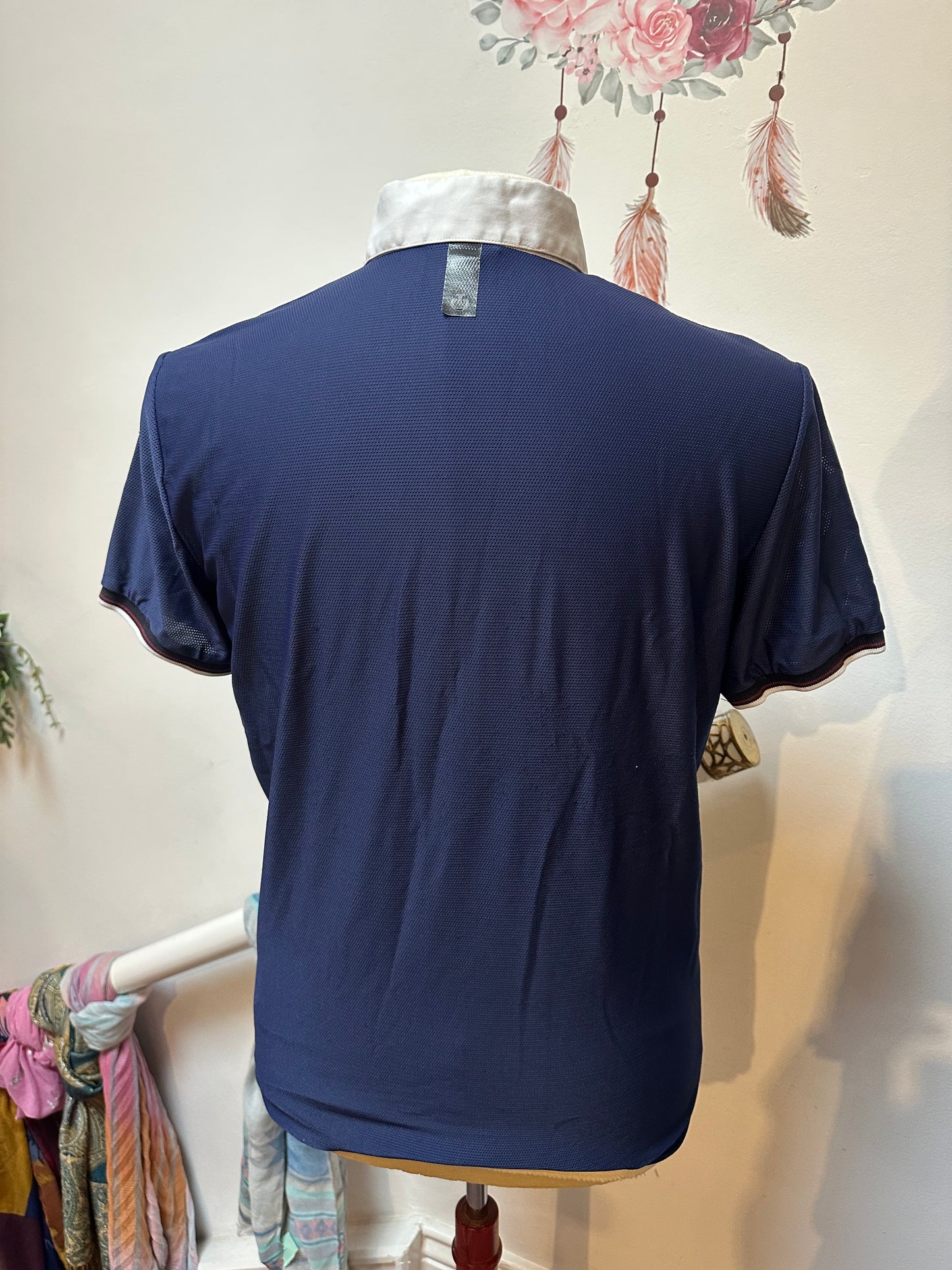 Cavalleria Toscana Equestrian Polo Shirt Size L