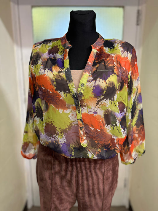 Jensen Multi-Coloured Blouse Size S
