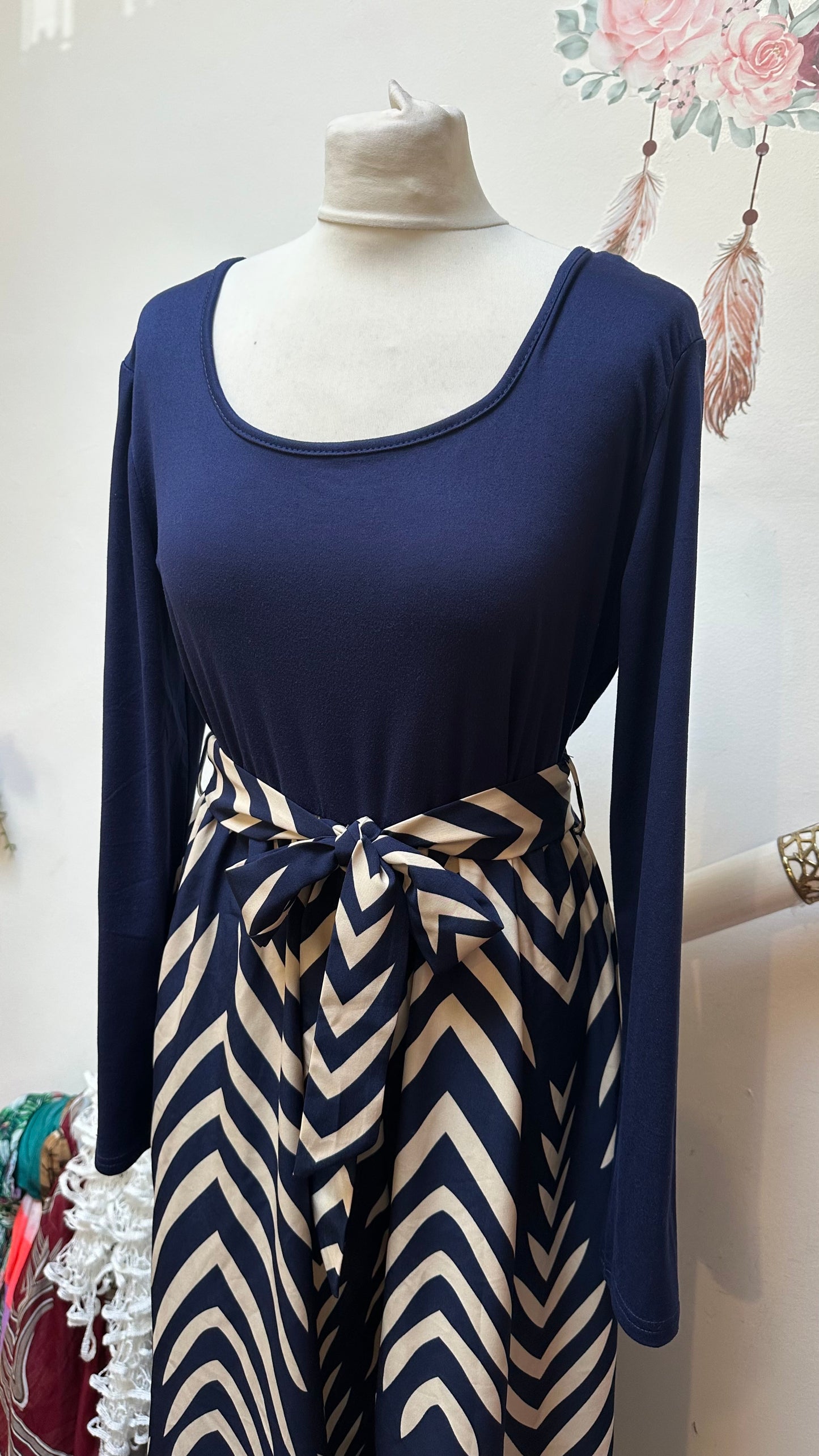 Navy Jumpsuit Best Fit Size L