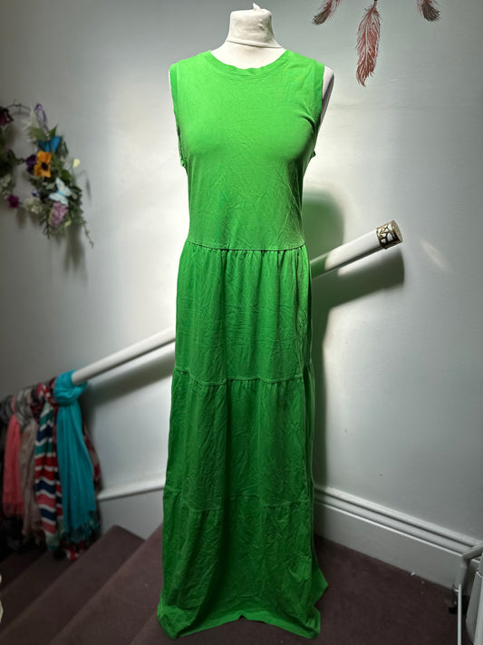 Next Green Maxi Dress Extra-Long Size 16