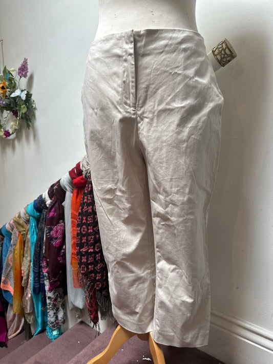 Dunnes Cropped Trousers Size 14