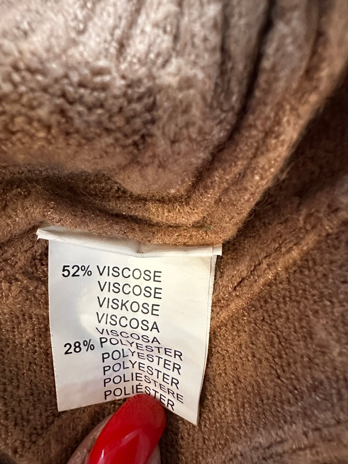 Camel Turtle Neck Super Soft Size L/XL