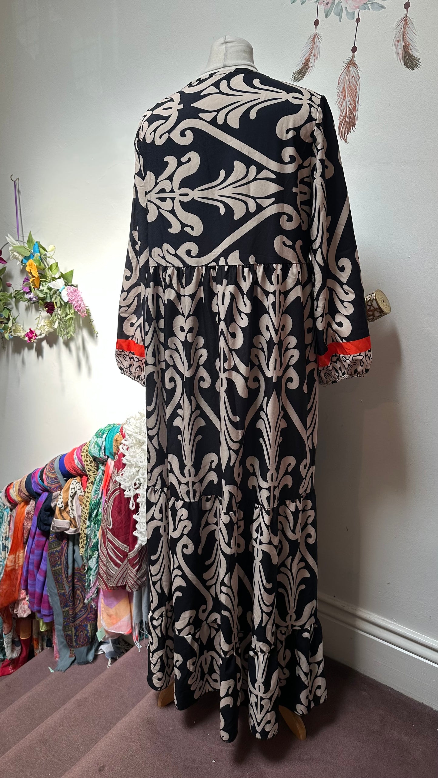 Bohemian Style Maxi Dress Size M