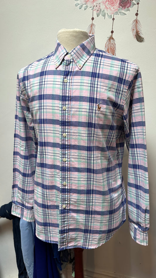 Designer Ralph Lauren 100% Cotton Shirt Size L