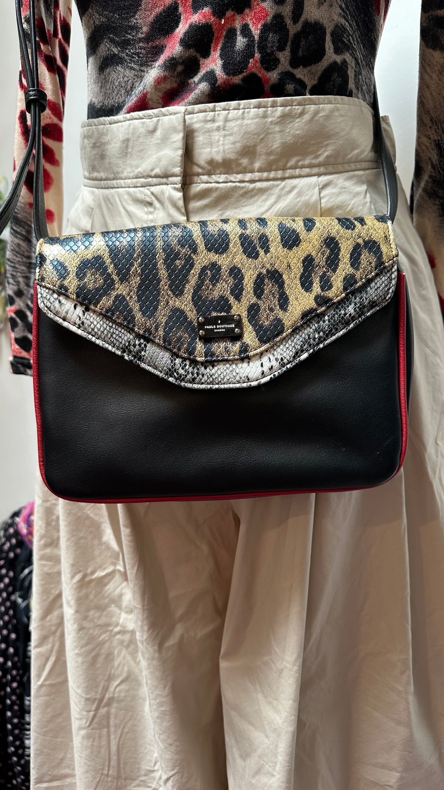Paul’s Boutique Animal Print Crossbody Bag