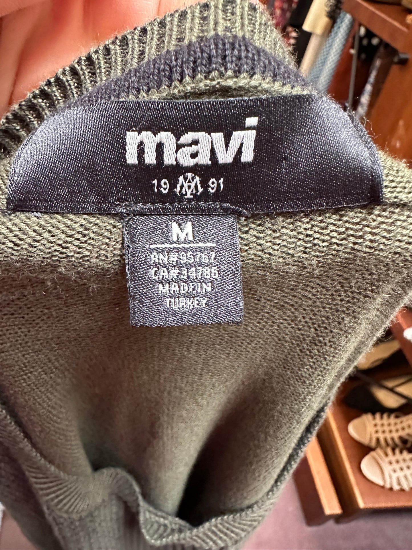 Designer Mavi 100% Cotton Sweater Size M