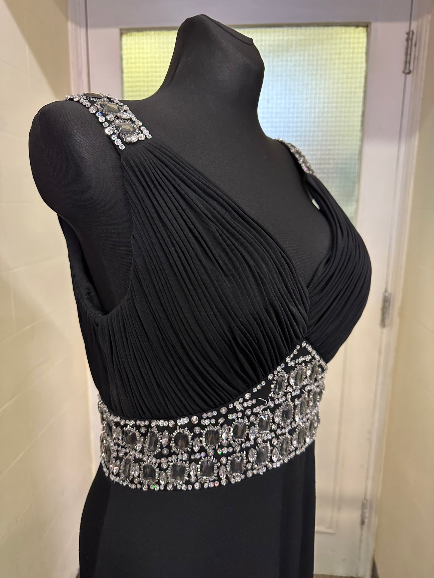 Dynasty Black Occasion Wear Dress Size 14