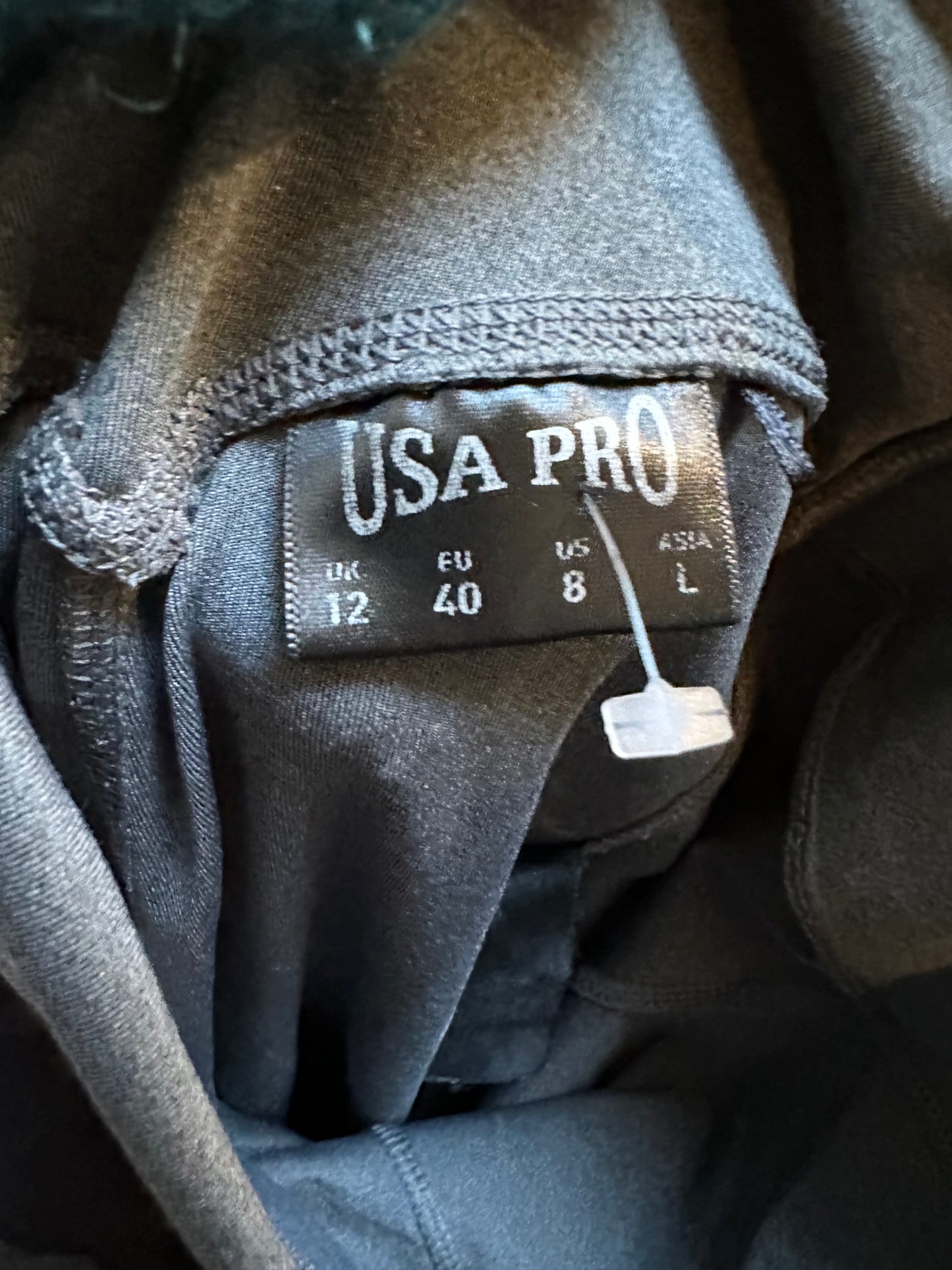 USA Pro Green/Grey Leggings Size 12