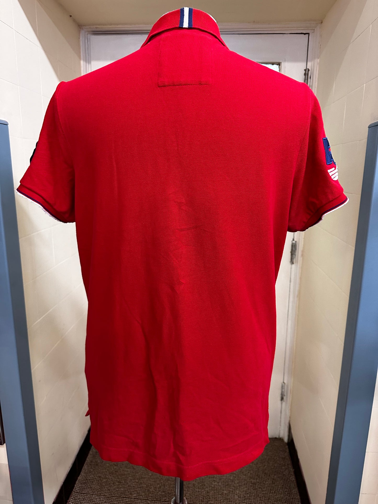 Superdry Red Poloshirt, Small Fitting 2XL