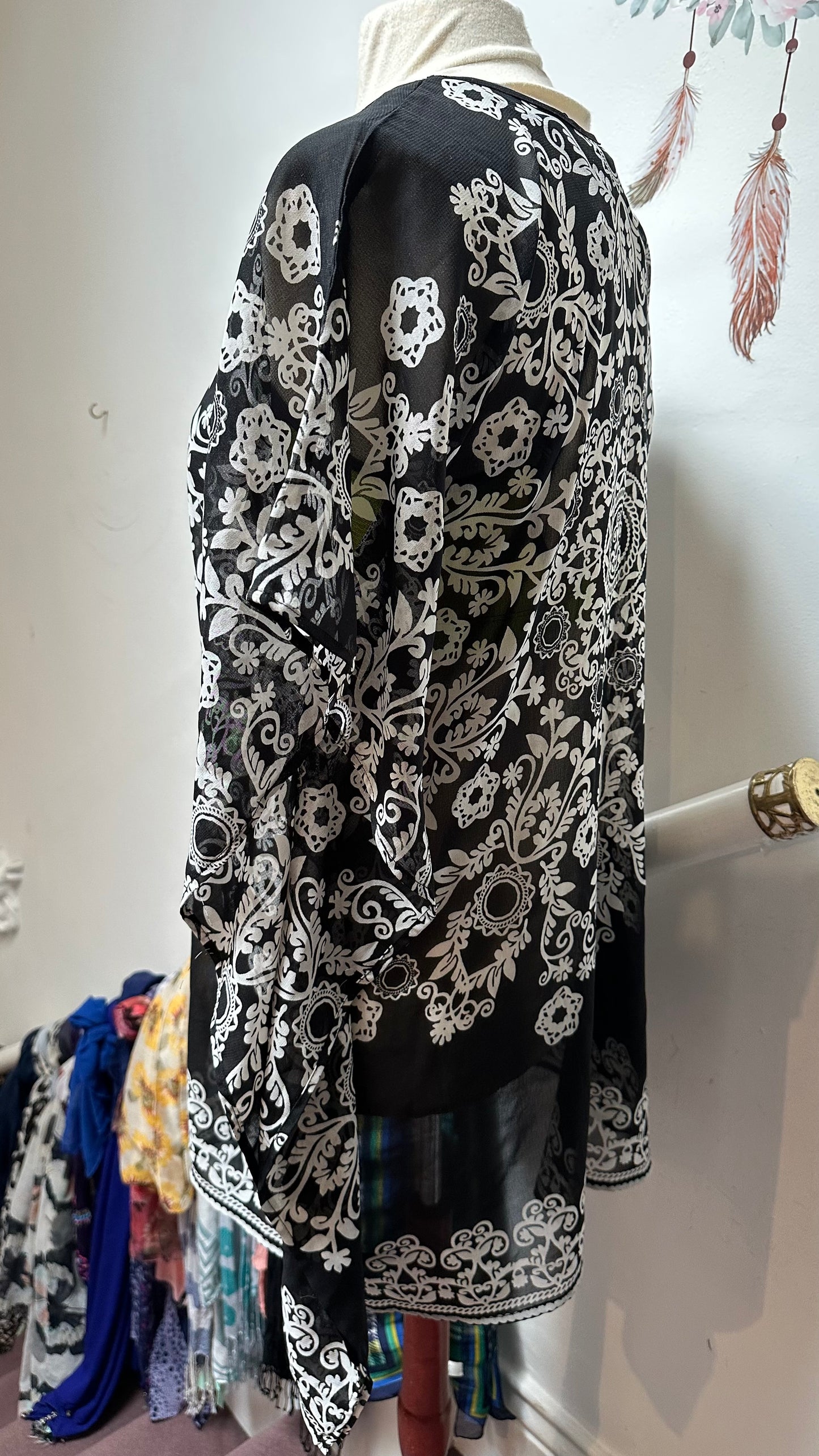 Dunnes Semi-Sheer Top Size 14