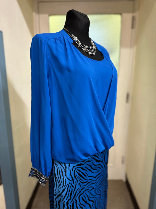 Wallis Blue Blouse, Size 8