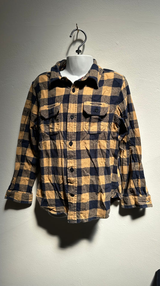 Fatface Check Shirt 100% Cotton Age 6-7